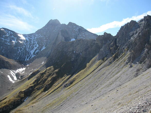 Blick zurück zur Patrolscharte