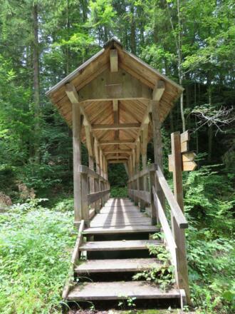 Des Zimmerers Werk über den Ramsaubach