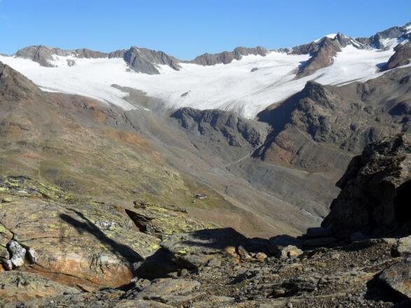 Mittlere Guslarspitze mit Blick nach Norden