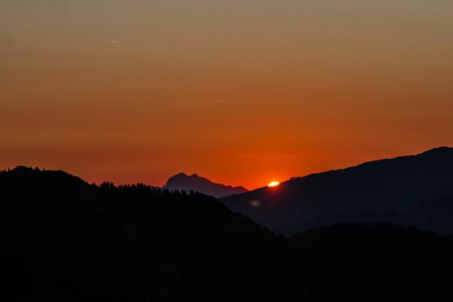 Kirchdorf_Stripsenjochhaus_Sonnenaufgang_Wilder Kaiser