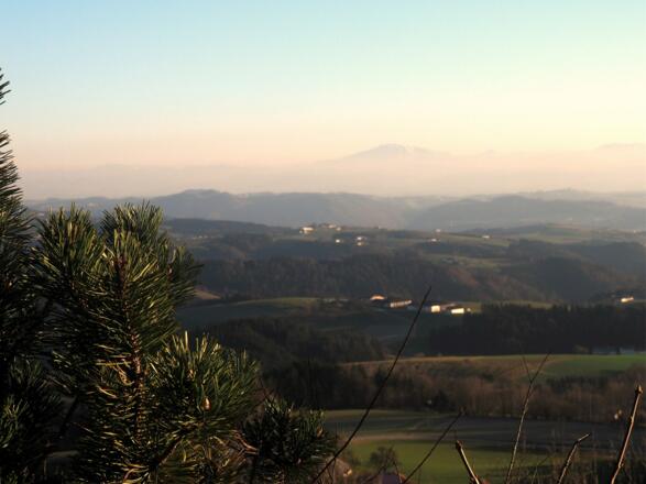 Blick nach Süden zum Ötscher