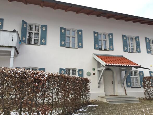 Hauseingang im Winter