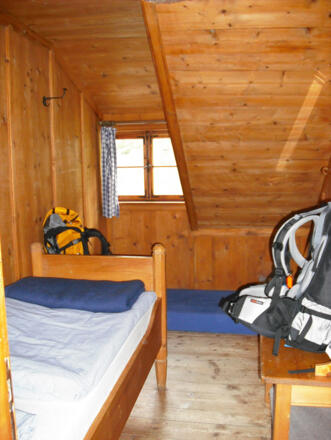 Doppelzimmer in der Berliner Hütte