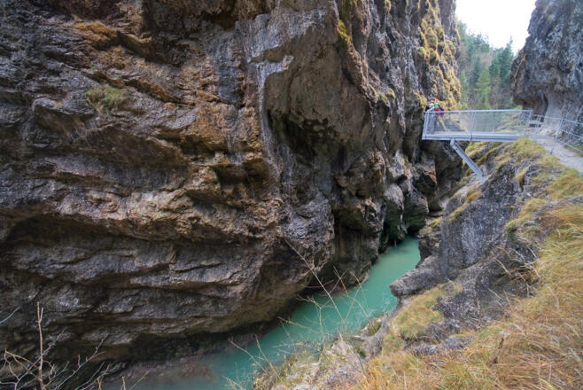 Tiefenbachklamm Plattform