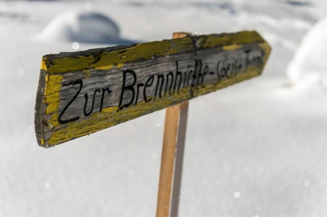 Going_Brennhütte_Winterbeschilderung_Wilder Kaiser