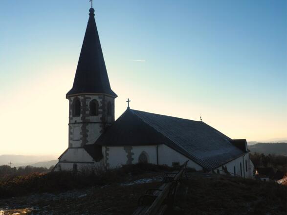 Höchster Punkt (723m) von St.Thomas am Blasenstein