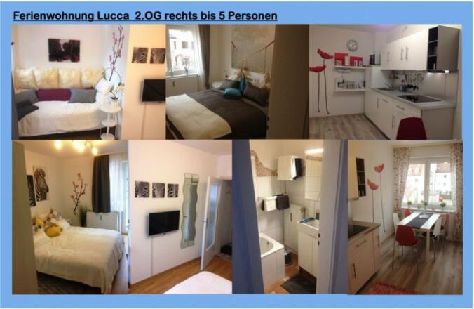 Apartment Lucca- bis 5 Personen