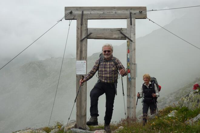 Auch Charlie, der Bayer, darf auf den Berliner Höhenweg