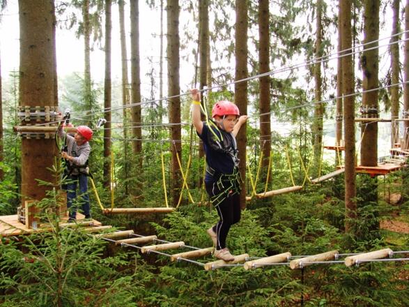 Kletterpark - Bambinoparcour 2