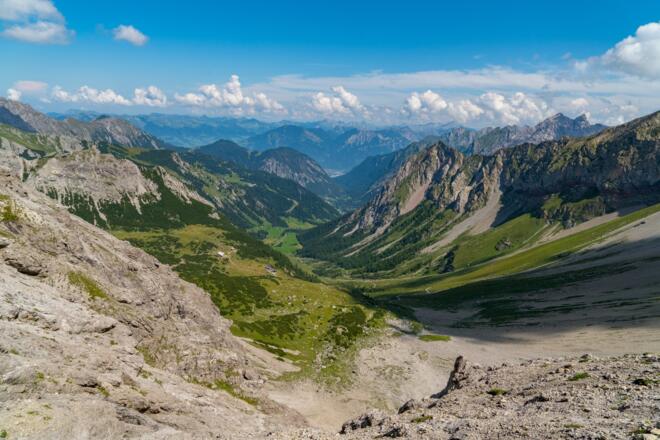 Blick zurück auf das Zalimtal.