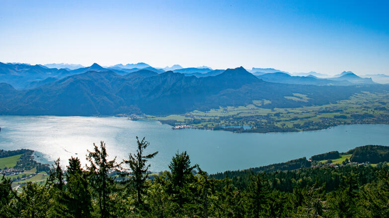 Panorama vom Aussichtsturm Kulmspitz