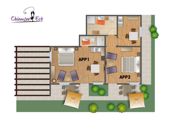 Grundriss Appartements