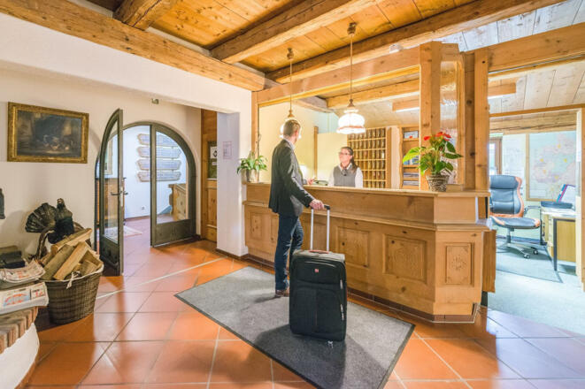 Unser Rezeptionsbereich