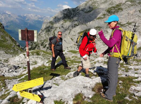 ... dann beginnt der Abstieg