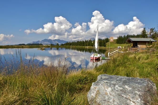 Scheffau_Jochstub&#039;n See_Wilder Kaiser