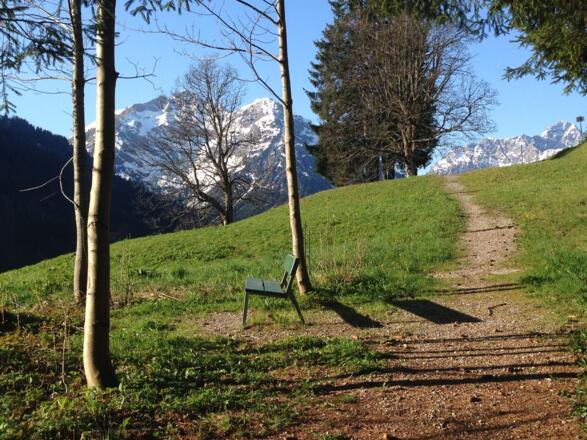 Spazierweg im Kleinwalsertal