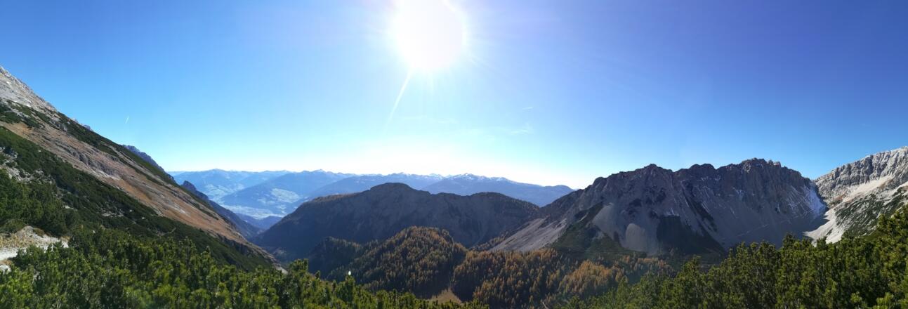 Zunterköpfe von &quot;hinten&quot;, Tuxer Alpen, Patscherkofel....