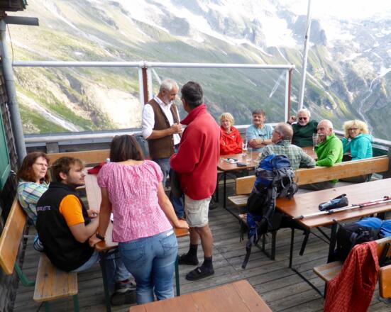 Kasseler Gruppe auf der Terrasse - Gruppo di Kassel sulla terrazza