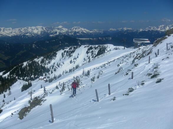 Top of Snowspace aus dem Kammzustieg