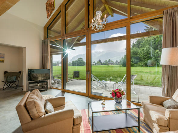 Wohnbereich im Atelierhaus Schwarzenberg