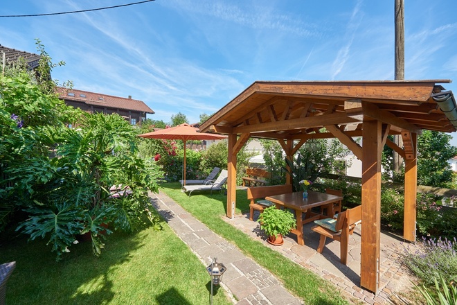 Gartenansicht 3 Gästehaus Rosin