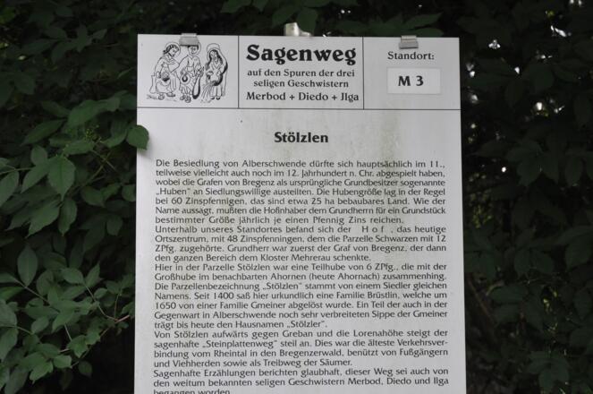 Sagentafel Stölzlen