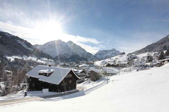 Hirschegg im Winter