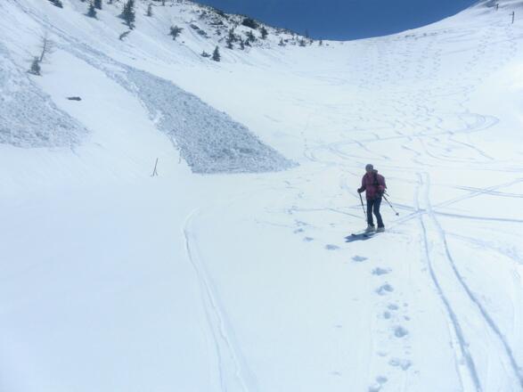 Abfahrt aus Muldensattel