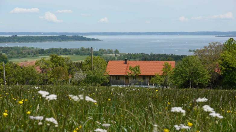 Blick auf den Chiemsee