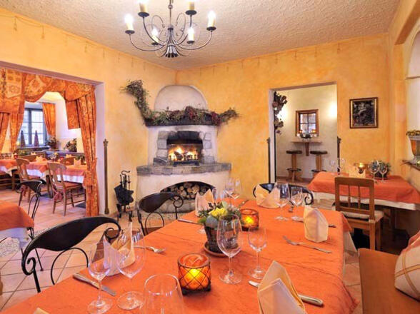 Kamin Stube im Restaurant Bernhard´s