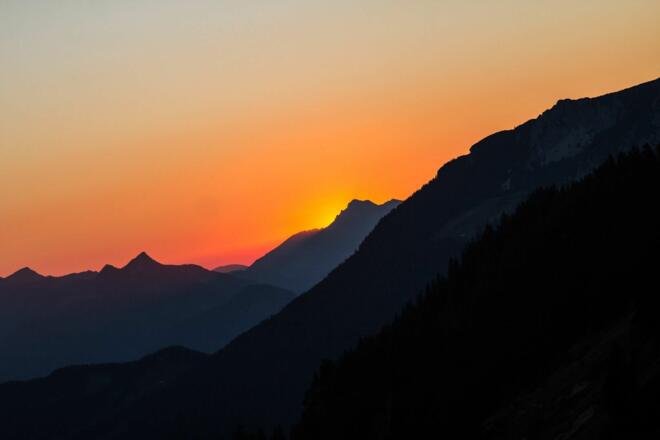 Kirchdorf_Stripsenjochhaus_Sonnenuntergang_Wilder Kaiser