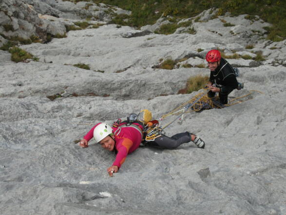 Seilschaft in der 2. SL der RH1