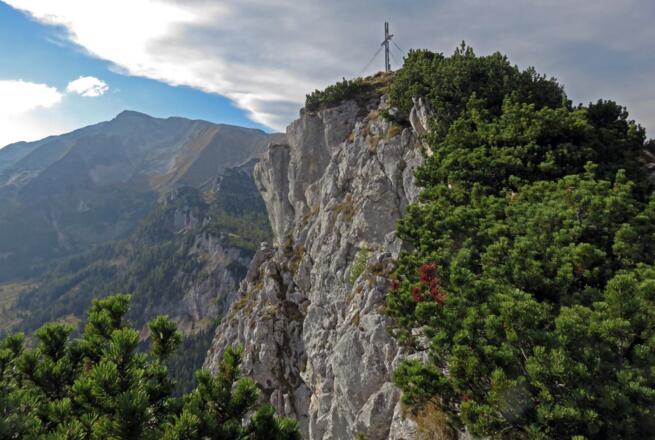 kurz vor dem Stubwieswipfelgipfel 1786m