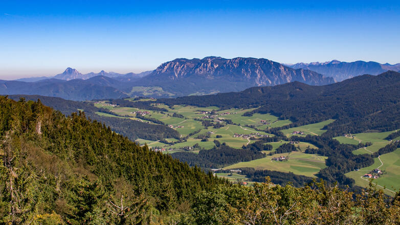 Panorama vom Aussichtsturm Kulmspitz