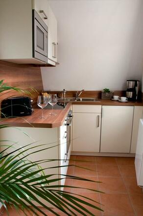 Die Küche der Ferienwohnung