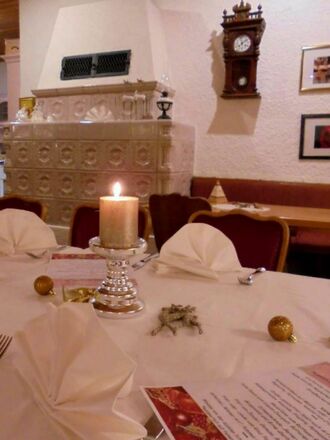 Restaurant innen Winter