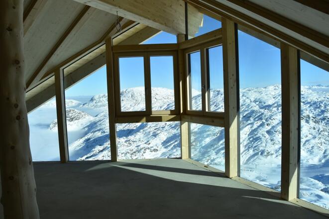 Winteransicht der Lodge am Krippenstein