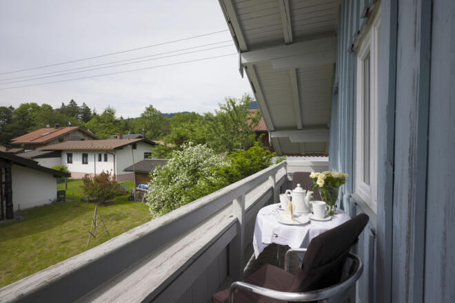 Balkon mit herrlicher Aussicht