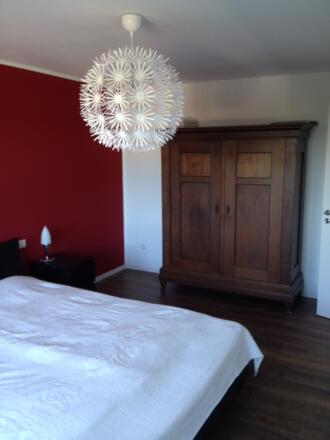 Schlafzimmer Ferienwohnung Von der Felsen