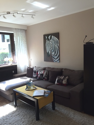 Wohnzimmeransicht Ferienwohnung Breuer