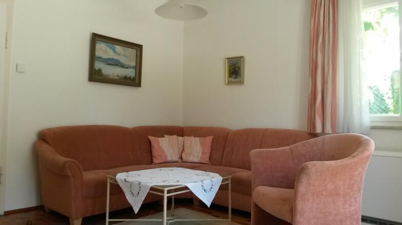 Wohnzimmer Ferienwohnung Zäch