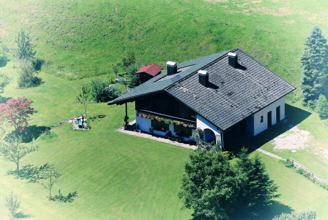 Luftansicht vom Ferienhaus