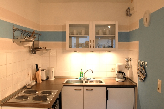 Küchenzeile Ferienwohnung Pohl