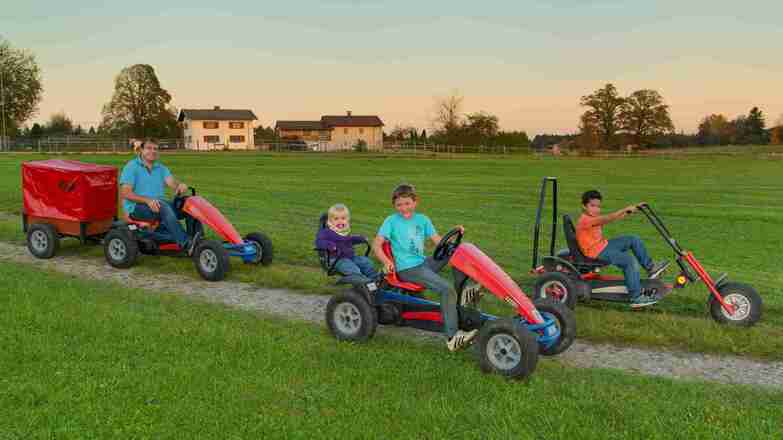 Fuhrpark für die Kinder