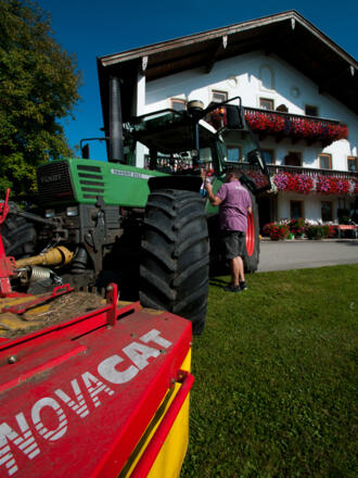 Traktorfahren Bauernhof