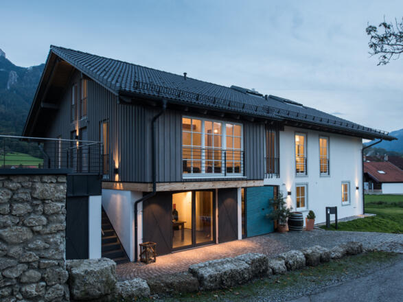 Hausansicht auf Wohnung &quot;Zellerhorn&quot;