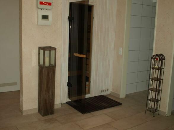 Saunabereich in der Ferienwohnanlage