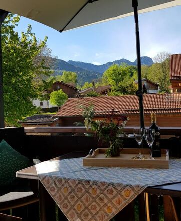 Aussicht mit Bergblick