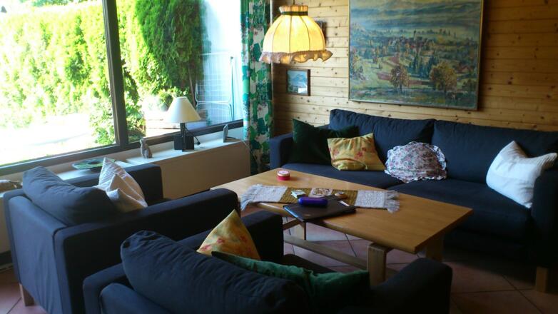 Wohnzimmer Ferienwohnung Hurler