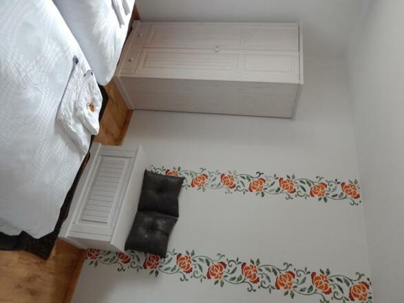 Schlafzimmeransicht Ferienwohnung Barhainski